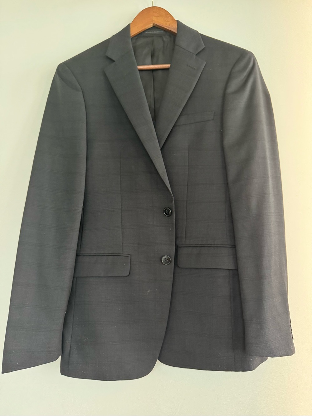 Calvin Klein Charcoal Two-Button Blazer